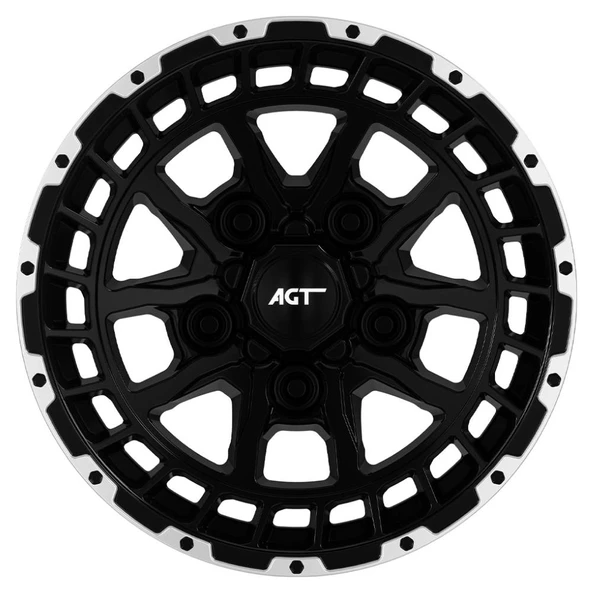 AGT Wheels 18 inç 5*165 ET10 Parlak Siyah Jant Takımı (J-6195) ürün görseli 1