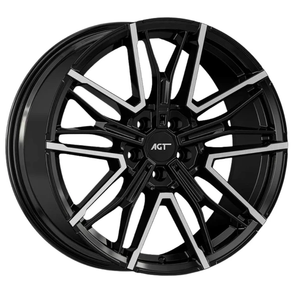 AGT Wheels 19 inç 5*112 ET40 Parlak Siyah Jant Takımı (J-6259) ürün görseli 1