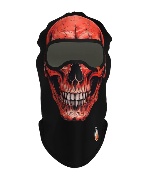 Funny Balaklava, Su İtici özellikli(DWR) Baskılı Snowboard, Kayak, Motosiklet, Bisiklet Kar Maskesi ürün görseli 1