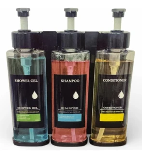 Üçlü Duvara Monte Şampuanlık 3x350 Ml ürün görseli 1