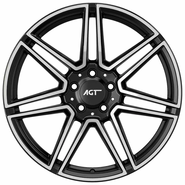 AGT Wheels 19 inç 5*112 ET45 Parlak Siyah Jant Takımı (J-6223) ürün görseli 1