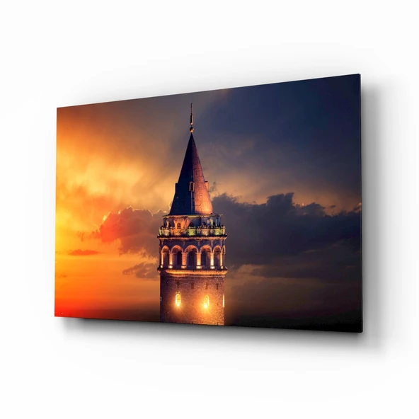 Galata Kulesi Cam Tablo ürün görseli 1