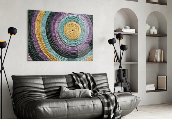 Renkli Spiral Cam Tablo - Resim 4
