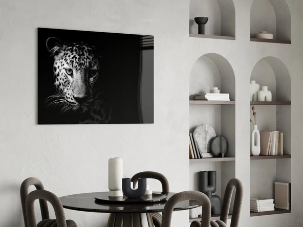 Leopar Cam Tablo - Resim 5