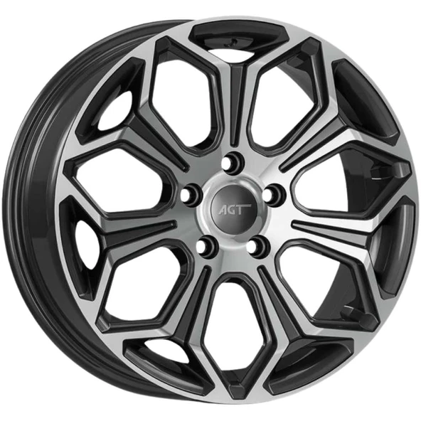 AGT Wheels 16 inç 5*100 ET45 Füme Jant Takımı (J-6316) ürün görseli 1