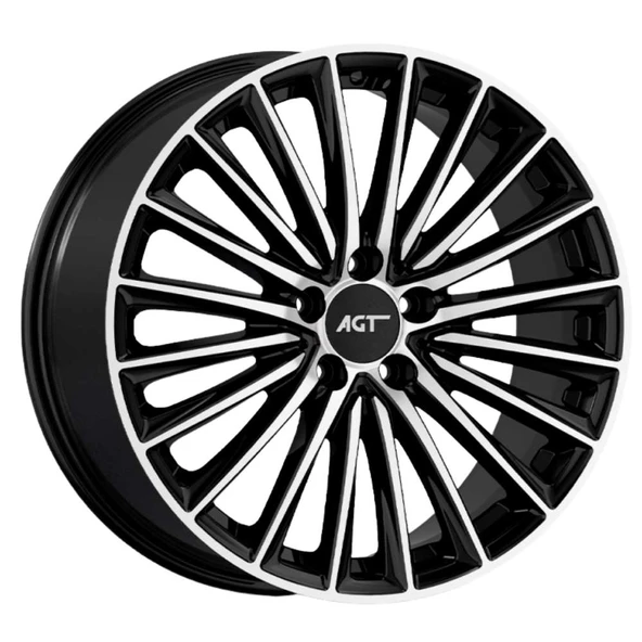 AGT Wheels 18 inç 5*112 ET42 Parlak Siyah Jant Takımı (J-6242) ürün görseli 1