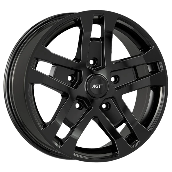 AGT Wheels 18 inç 5*165 ET10 Parlak Siyah Jant Takımı (J-6191) ürün görseli 1