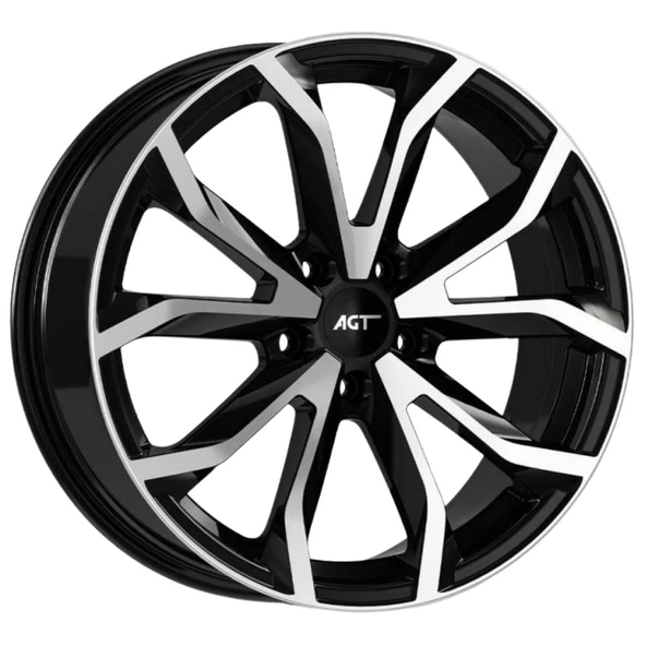 AGT Wheels 17 inç 5*120 ET38 Parlak Siyah Jant Takımı (J-6277) ürün görseli 1