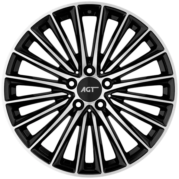 AGT Wheels 18 inç 5*112 ET38 Parlak Siyah Jant Takımı (J-6215) ürün görseli 1