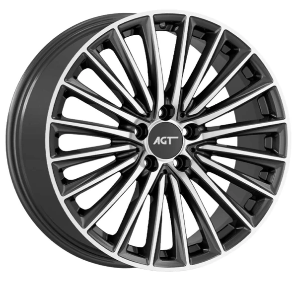 AGT Wheels 19 inç 5*112 ET48 Füme Jant Takımı (J-6243) ürün görseli 1