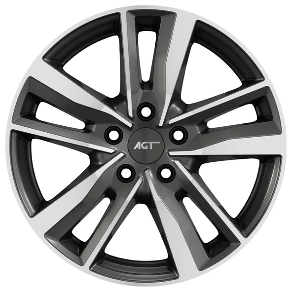 AGT Wheels 17 inç 5*100 ET40 Füme Jant Takımı (J-6190) ürün görseli 1