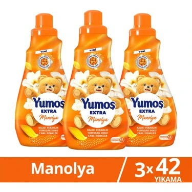 ŞeyliŞeyler - Yumoş Ekstra Konsantre Çamaşır Yumuşatıcısı Manolya 1008 ml 3 Adet ürün görseli 1
