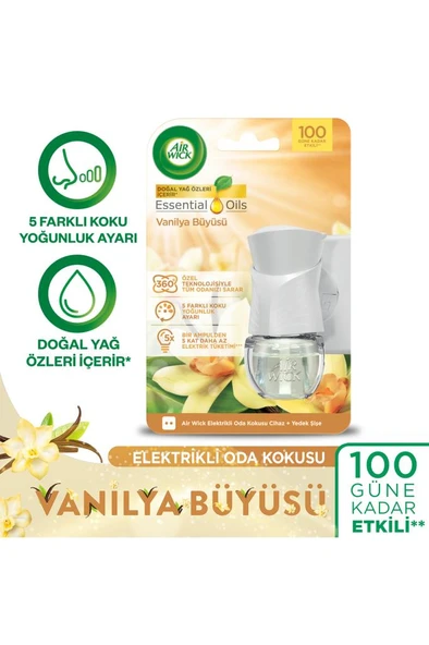 Air Wick Elektrikli Oda Kokusu Kit Vanilya Büyüsü ürün görseli 1