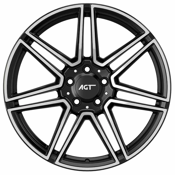 AGT Wheels 19 inç 5*112 ET42 Siyah Jant Takımı (J-6207) ürün görseli 1