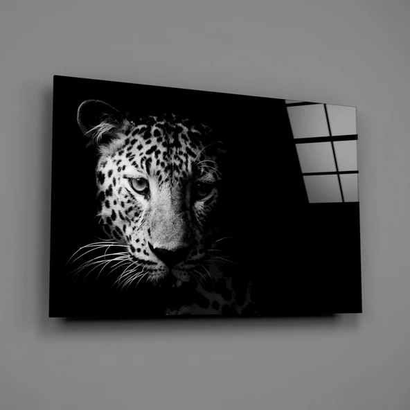 Leopar Cam Tablo - Resim 2