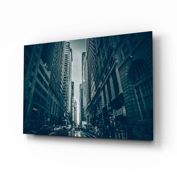 New York Şehri Cam Tablo ürün görseli 1