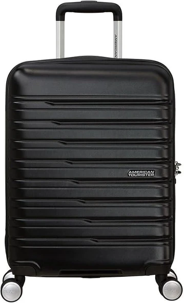 American Tourister Unisex Yetişkin Tekerlekli Valiz, Siyah, 55 cm ürün görseli 1