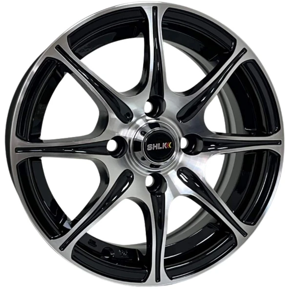 SLK 13 inç 4*100 ET35 Siyah Jant Takımı (J-6168) ürün görseli 1