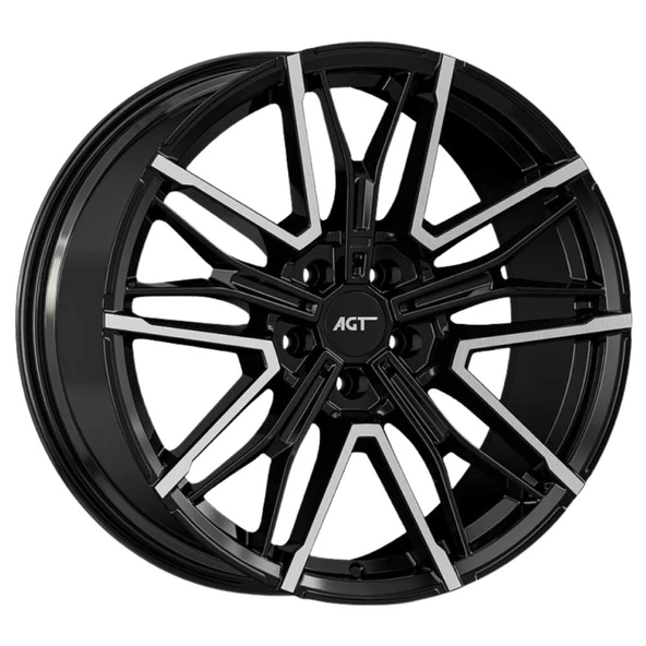 AGT Wheels 19 inç 5*112 ET38 Parlak Siyah Jant Takımı (J-6249) ürün görseli 1