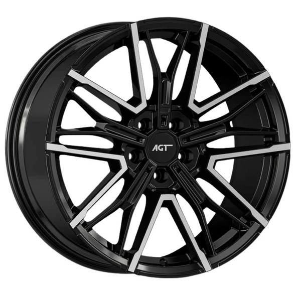AGT Wheels 19 inç 5*112 ET30 Parlak Siyah Jant Takımı (J-6257) ürün görseli 1