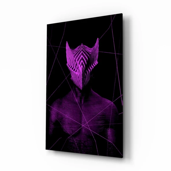 Darko Violet Cam Tablo ürün görseli 1