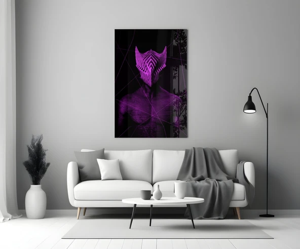 Darko Violet Cam Tablo - Resim 3
