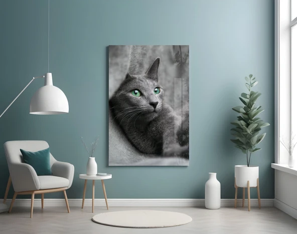 Kedi Cam Tablo - Resim 4