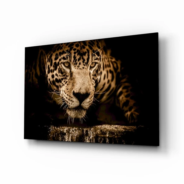 Leopar Cam Tablo ürün görseli 1