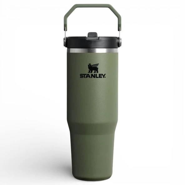 Stanley Stanley The IceFlow™ Flip Straw 2.0 Tumbler 0.89L / 30oz Dried Pine Termos AS1012043077 ürün görseli 1