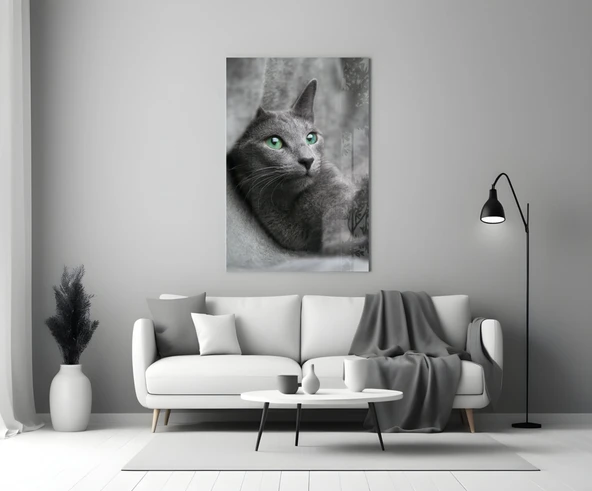 Kedi Cam Tablo - Resim 3