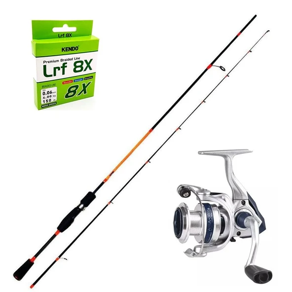 Okuma Aria 1000 - Fujin Salty Rugger 230cm 08-10gr LRF Olta Seti ürün görseli 1