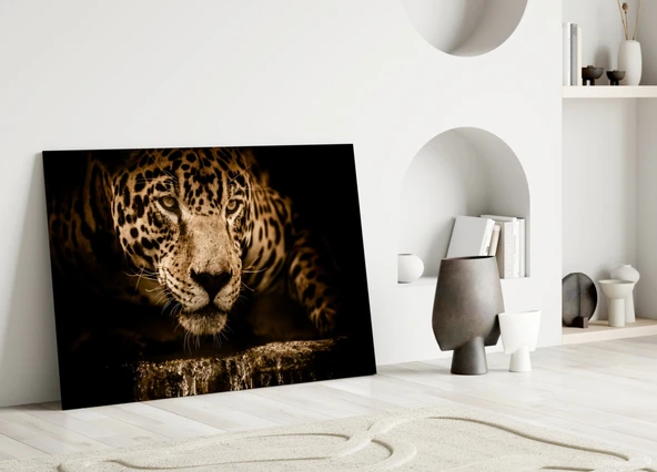 Leopar Cam Tablo - Resim 3