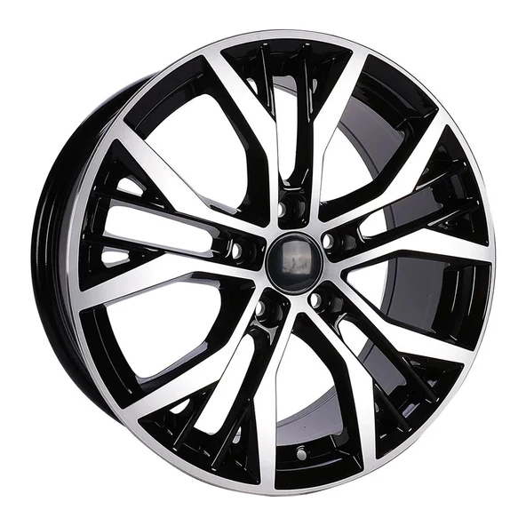 7 X 16 BK-713 5X100 ET35 57.1 BLACK MACHINED XL ürün görseli 1