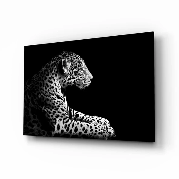 Leopar Cam Tablo ürün görseli 1
