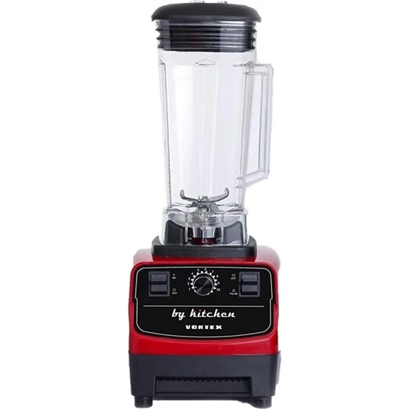 By Kitchen Vortex Bar Blender-2 Litre-Buz Kırıcılı- Kırmızı VRT-5614561 ürün görseli 1