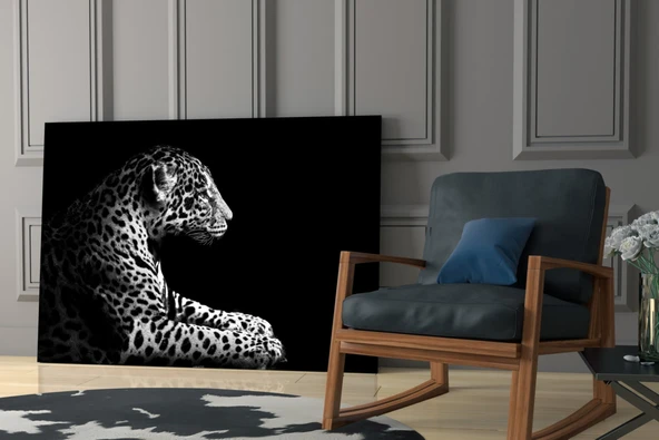 Leopar Cam Tablo - Resim 6