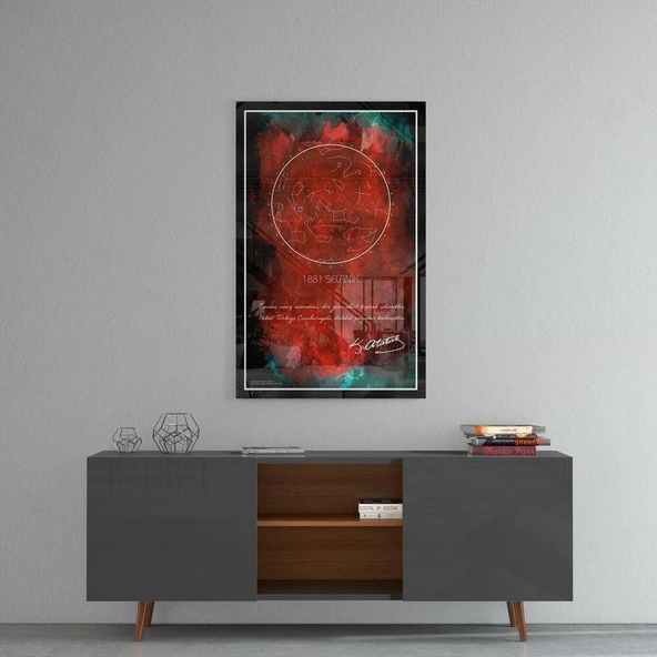 Atatürk Cam Tablo - Resim 4