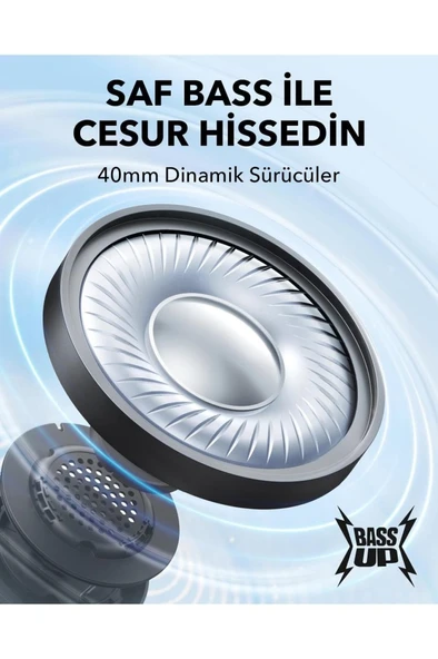 Anker Soundcore H30i Kafaüstü Kulaklık-A3012-siyah ürün görseli 1