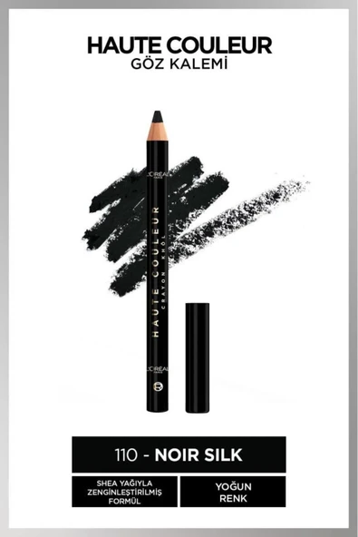 L'Oreal Paris Haute Couleur Göz Kalemi - 110 Noir Silk ürün görseli 1