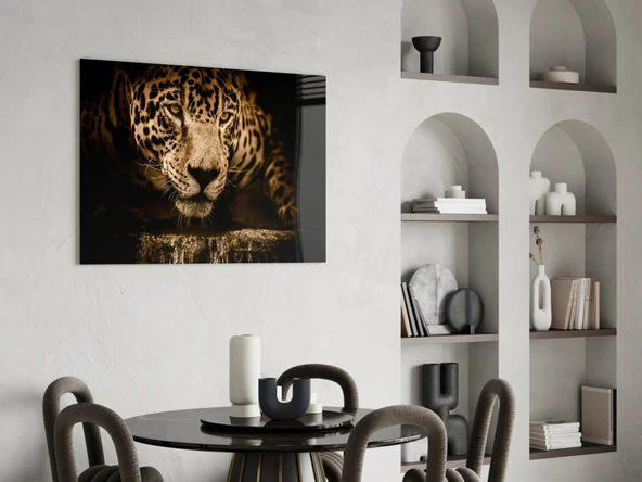 Leopar Cam Tablo - Resim 5