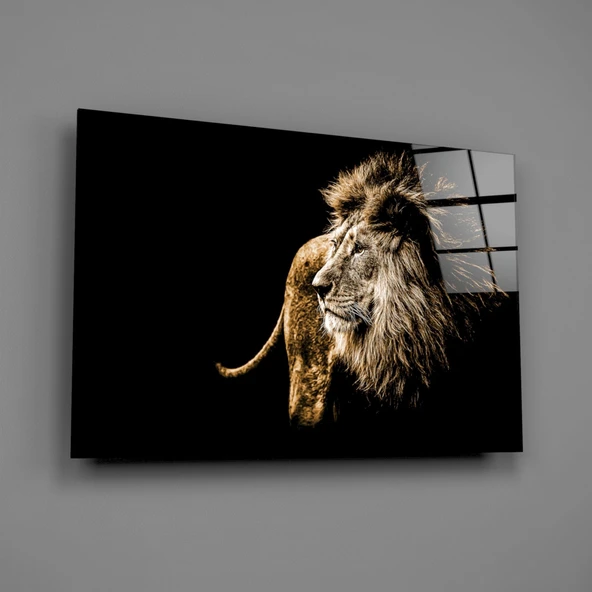 Aslan Cam Tablo - Resim 2