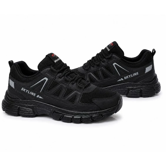 SKY MAX ERKEK SNEAKER AYAKKABI SİYAH 40-45 - Resim 3