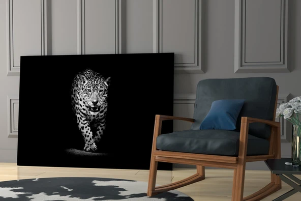 Leopar Cam Tablo - Resim 6
