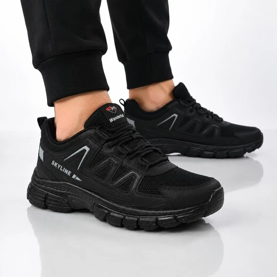 SKY MAX ERKEK SNEAKER AYAKKABI SİYAH 40-45 ürün görseli 1