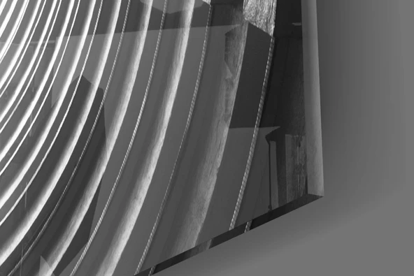 Geometrik Yapılar Cam Tablo - Resim 7