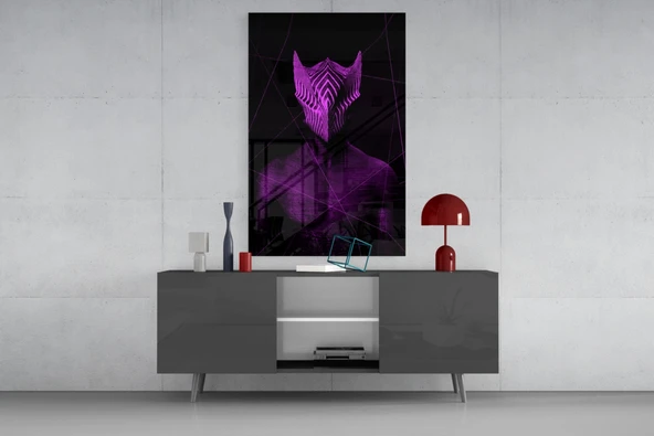 Darko Violet Cam Tablo - Resim 8