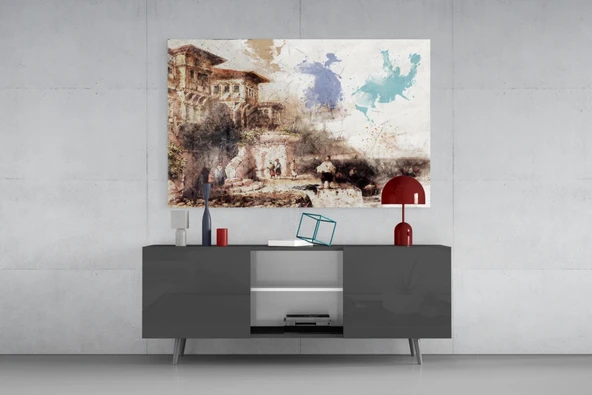 Erker Pencere Cam Tablo - Resim 8