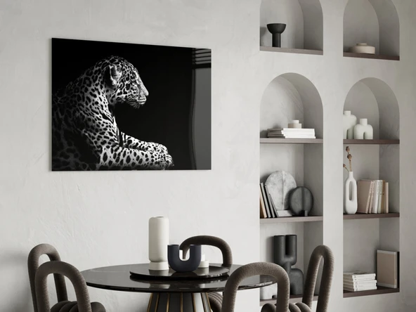 Leopar Cam Tablo - Resim 5