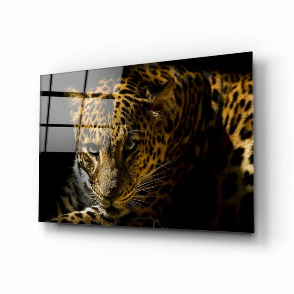 Leopar Cam Tablo ürün görseli 1