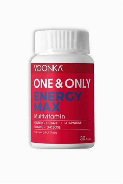Voonka OneOnly Energy Max Multivitamin 30 Tablet - Resim 2